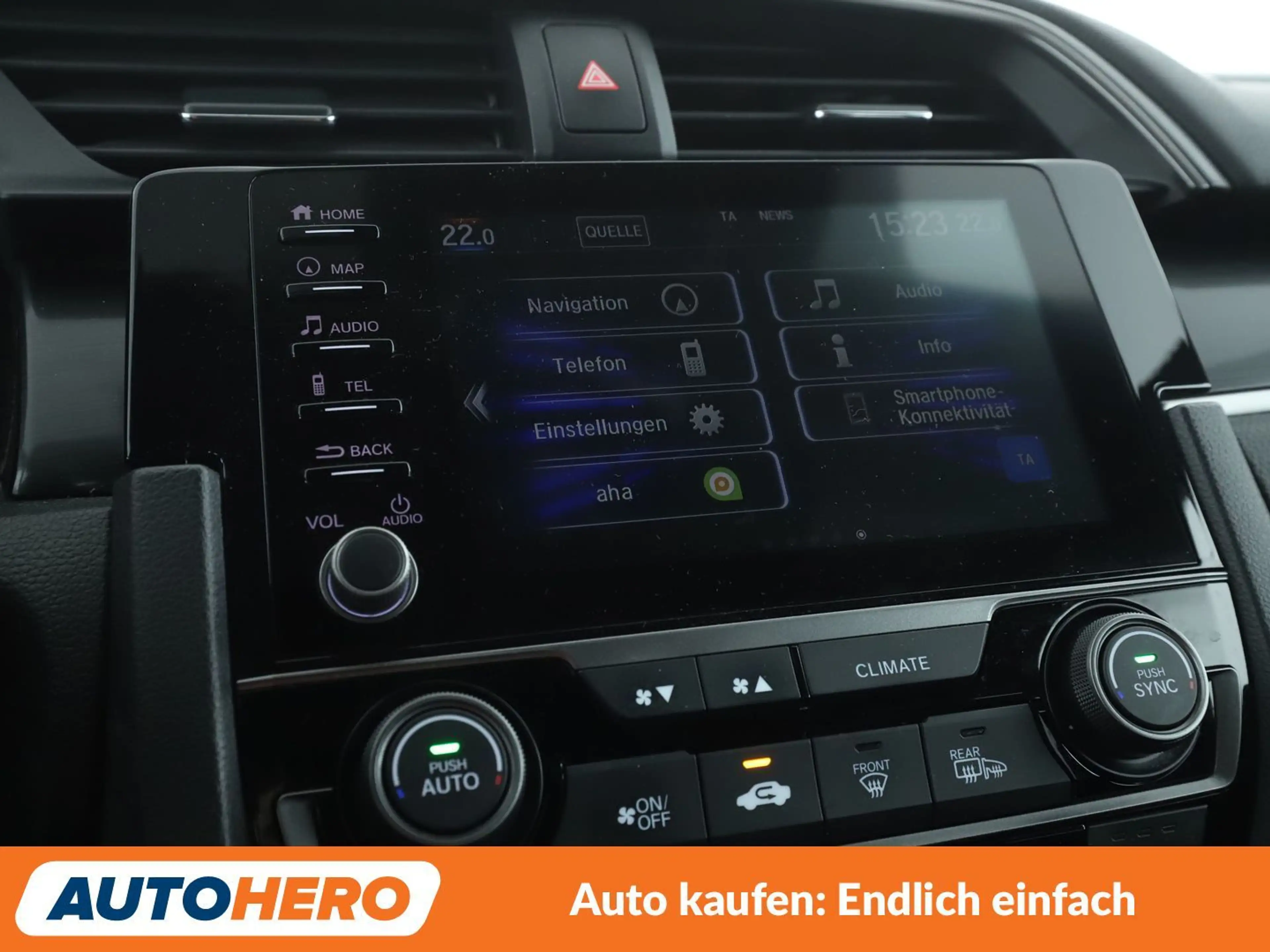 Honda Civic 1.0 VTEC Elegance Aut*NAVI*LED*ACC*CAM*PDC*SHZ* — photo 21