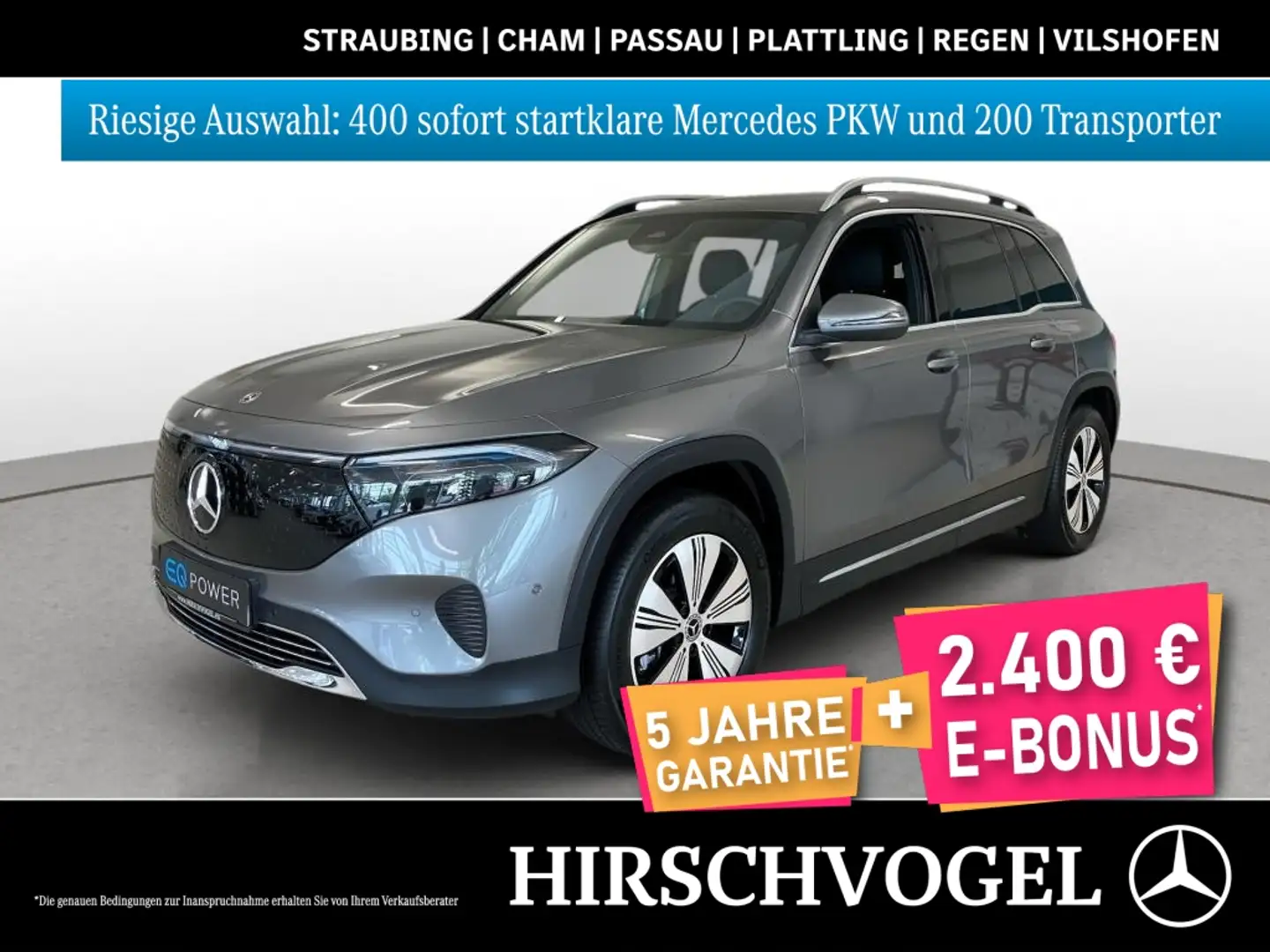 Mercedes-Benz EQB 300 4M Progressive+MBUX+Navi-Pr.+LED+Kam+PDC Grau - 1