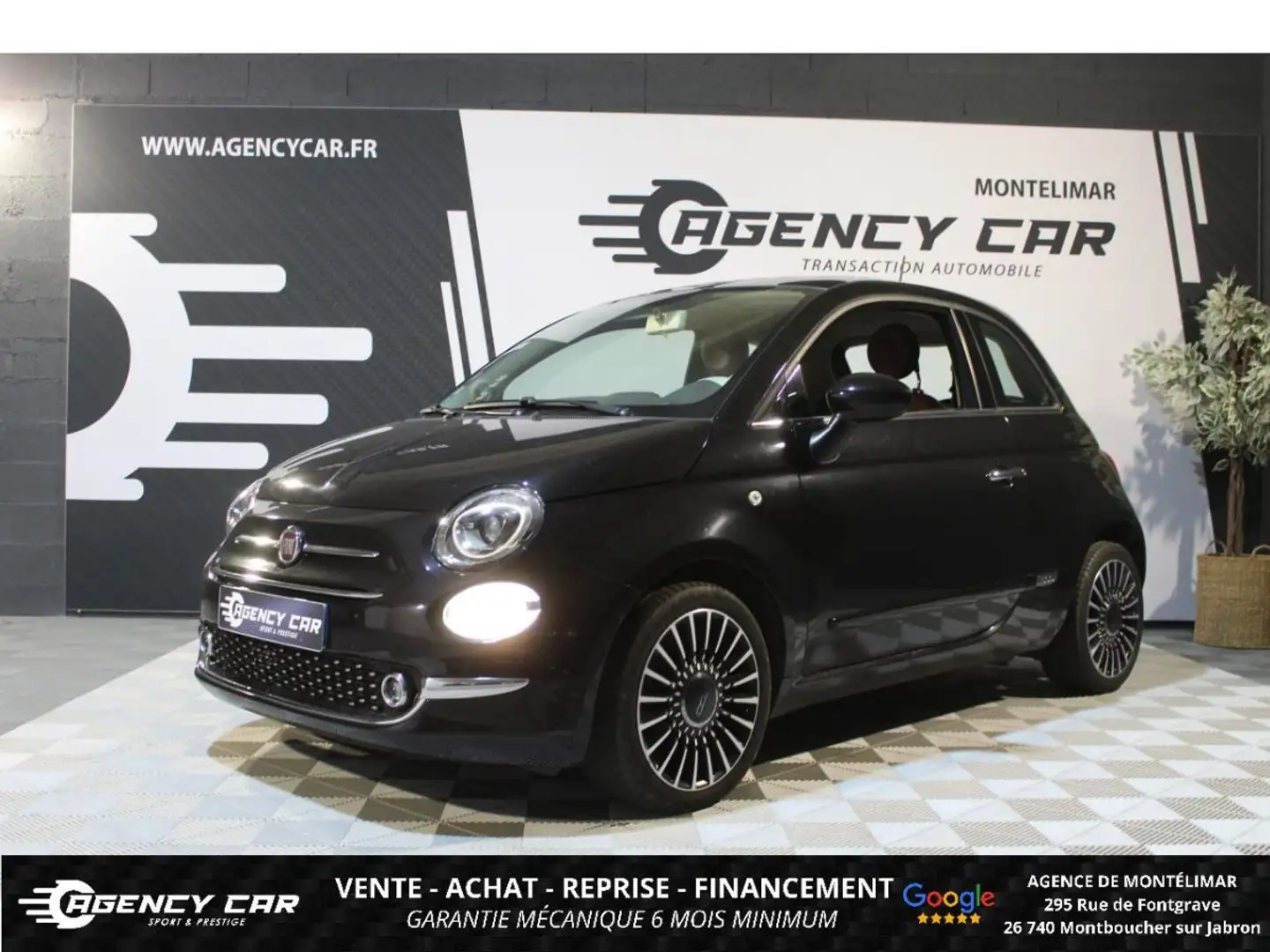 Fiat 500 85ch 2018 - Toit Panoramique Schwarz - 1