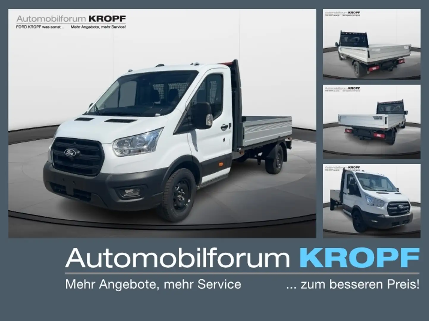 Ford Transit Pritsche 2.0 TDCi350L3 EK Trend PDC PREC Wit - 1