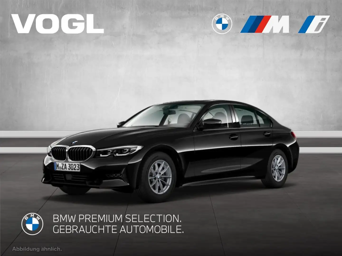 BMW 320 i Limousine SHZ LED HiFi Glasdach Zwart - 1