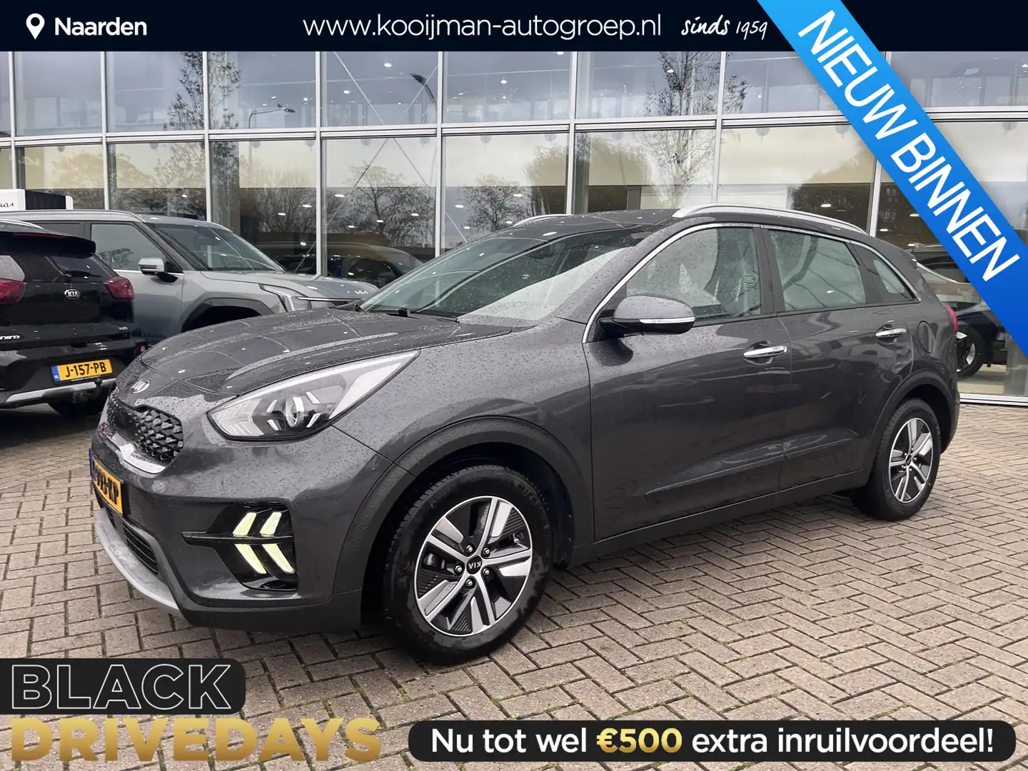 Kia Niro 1.6 GDi Hybrid DynamicLine Navigatie|Camera|Cruise Gris - 1