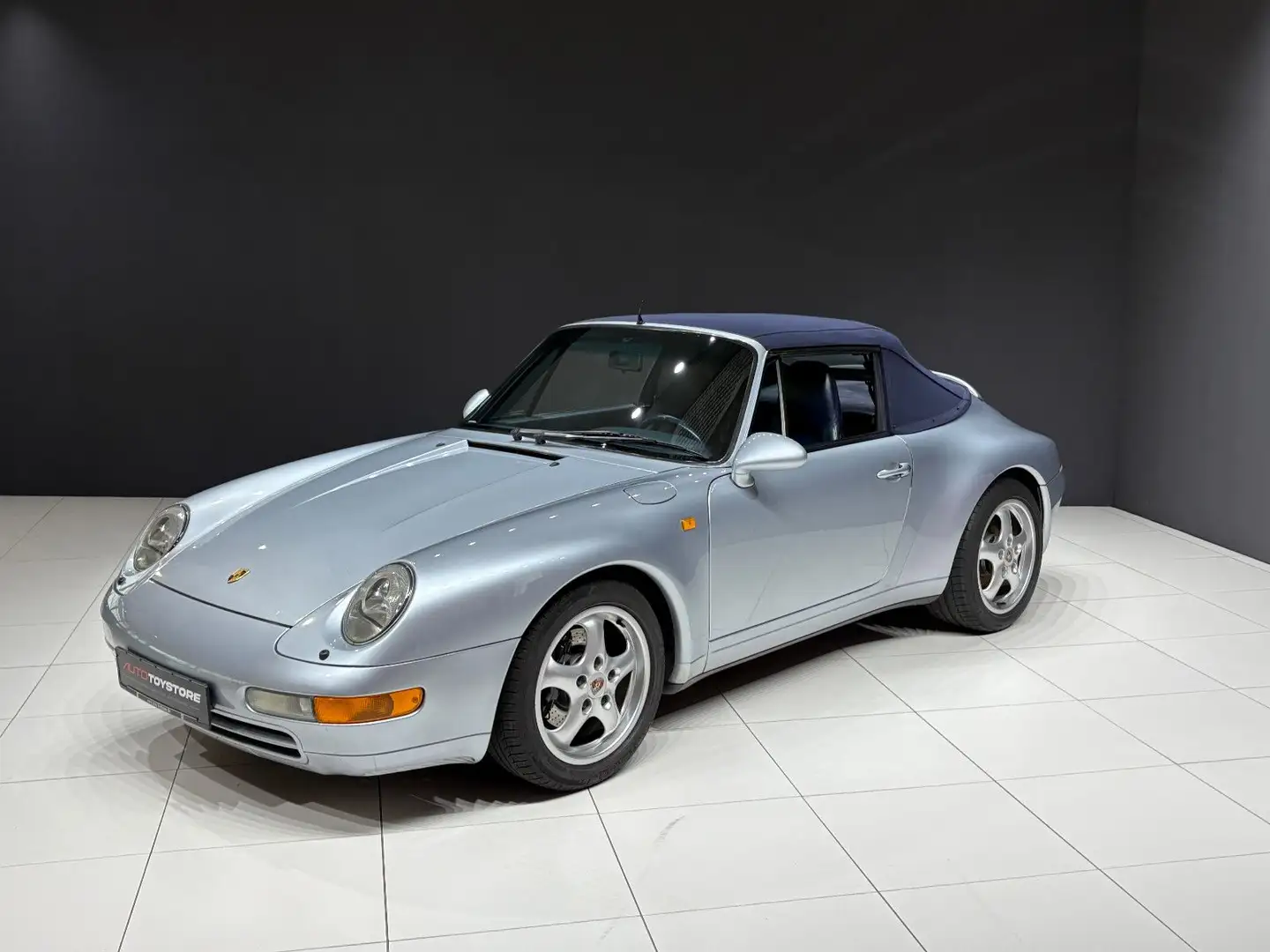 Porsche 993 Carrera 2 Cabrio*Sammlerstück*2.Hand*Dt.Auto Plateado - 2