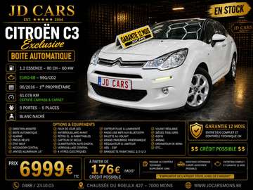 1.2 ESSENCE AUTOMATIQUE EXCLUSIVE‼️GARANTIE 1 AN CTOK‼️