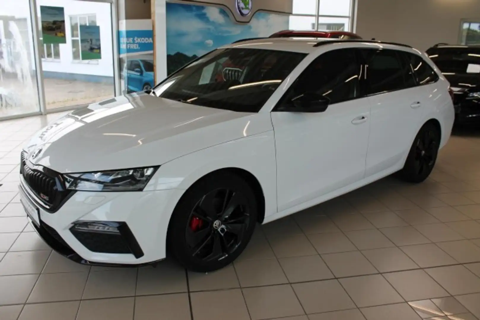 Skoda Octavia Combi RS 2.0 TDI DSG 4x4 (147kW/200PS) Klima Navi Blanc - 2