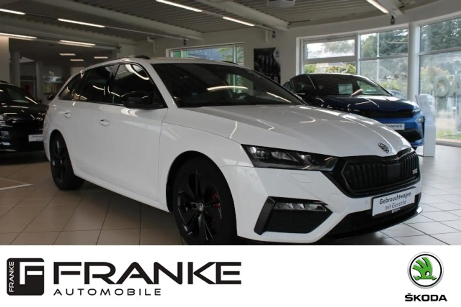 Skoda Octavia Combi RS 2.0 TDI DSG 4x4 (147kW/200PS) Klima Navi Blanc - 1