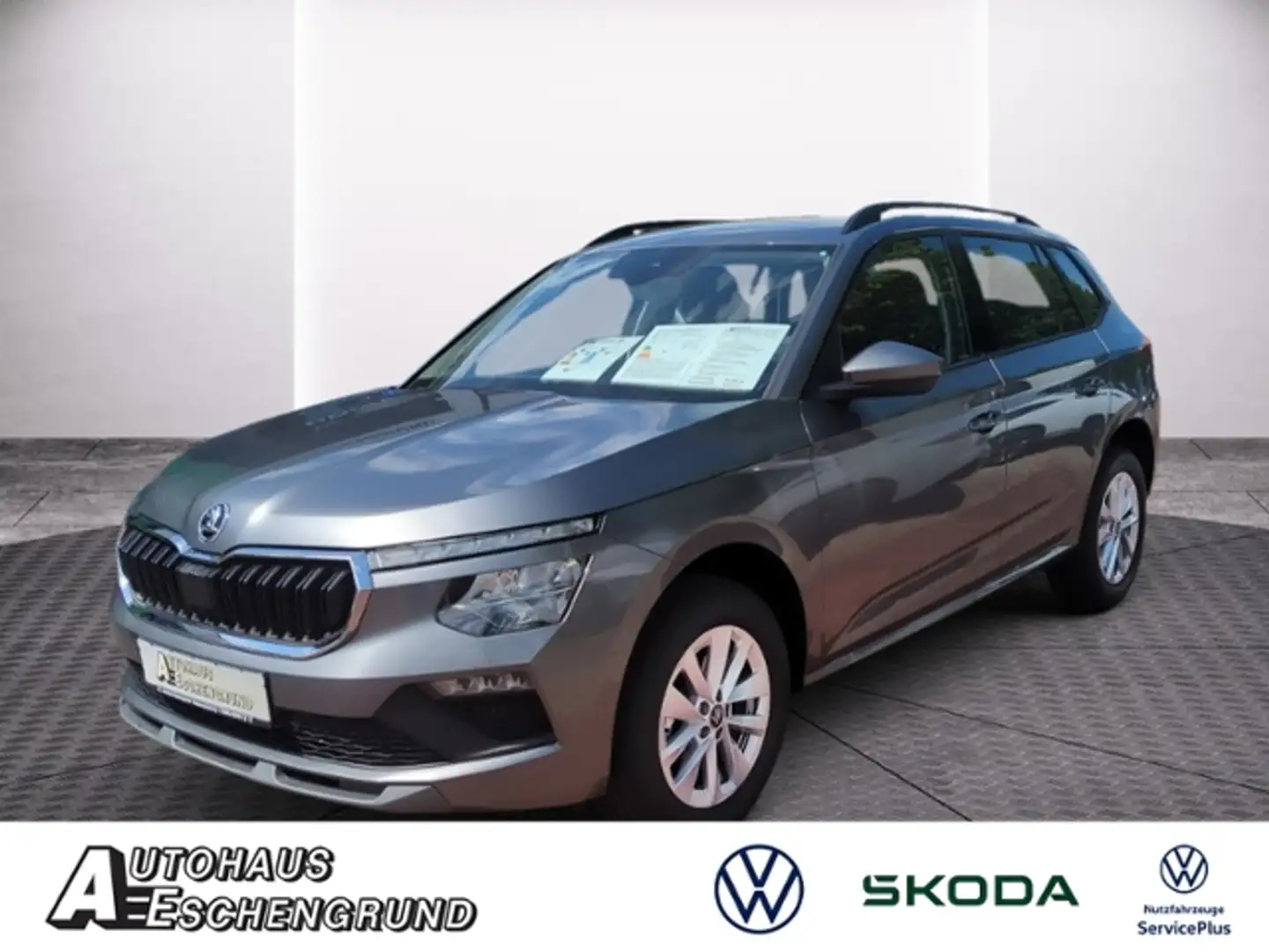 Skoda Kamiq 1.0 TSI DSG Selection AHK WINTER PLUS KOMFORT Gris - 1