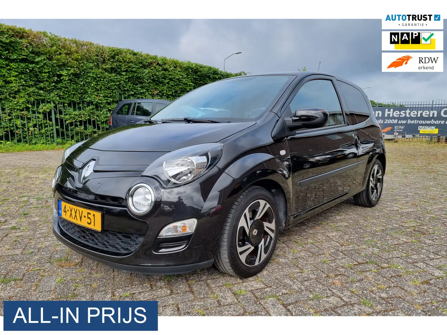 Renault Twingo 1.2 16V Dynamique ✅AIRCO ✅NETTE AUTO! ✅NIEUWE APK Noir - 1