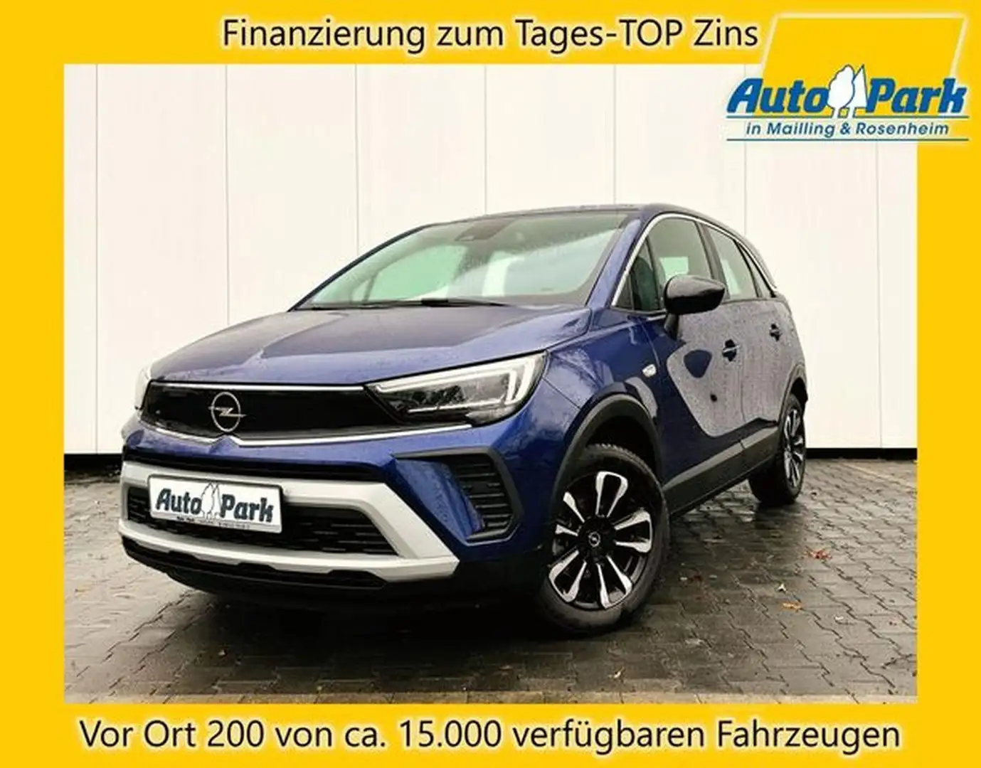 Opel Crossland Aut. Elega. NAVI/APP~LED~SHZ~RFK~ALU Kék - 1