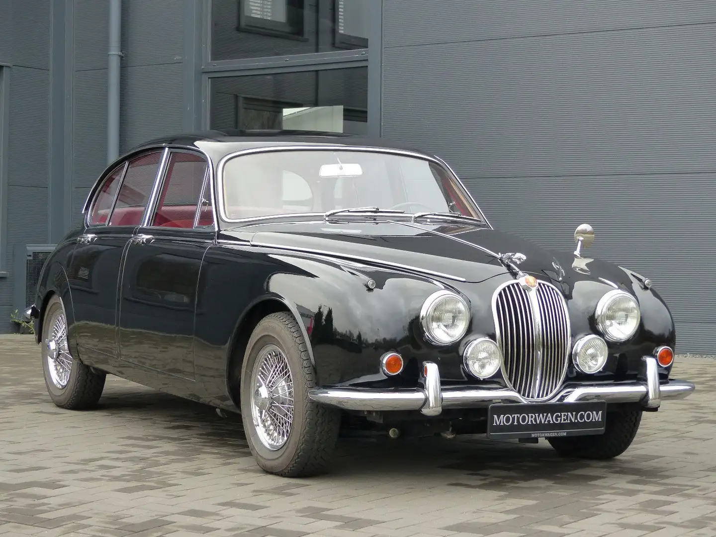 Jaguar 340 Saloon *Pappdeckelbrief* Negru - 2