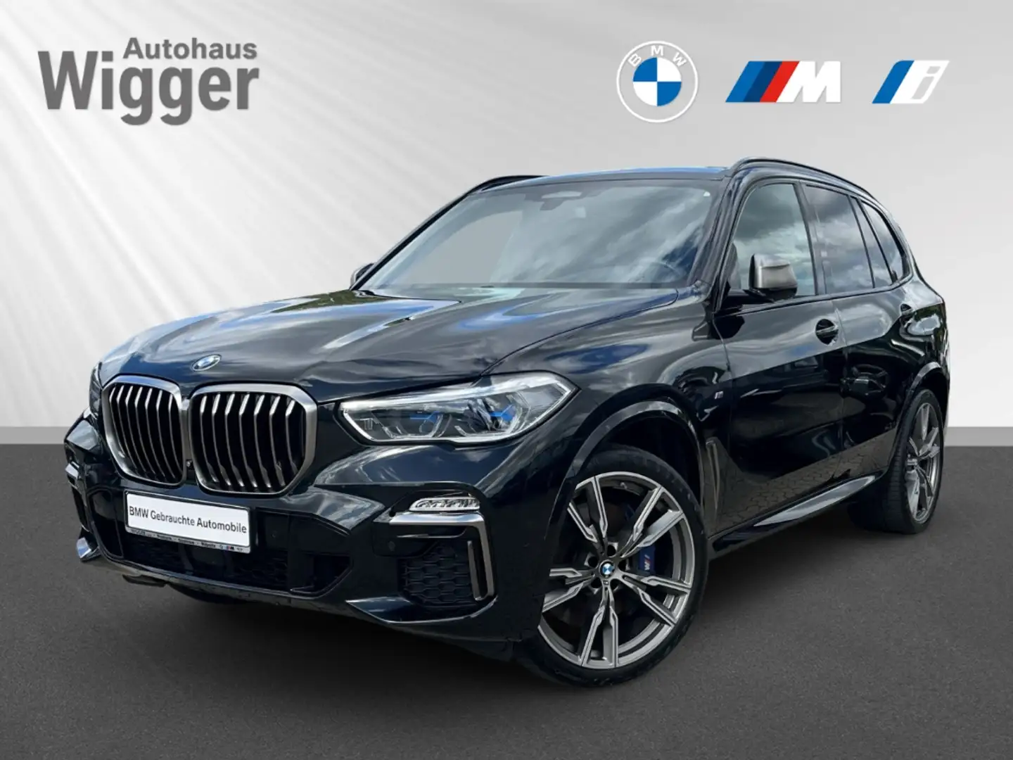 BMW X5 d/HUD/StandHZG/Panorama/B&W/Navi/Leder Noir - 1