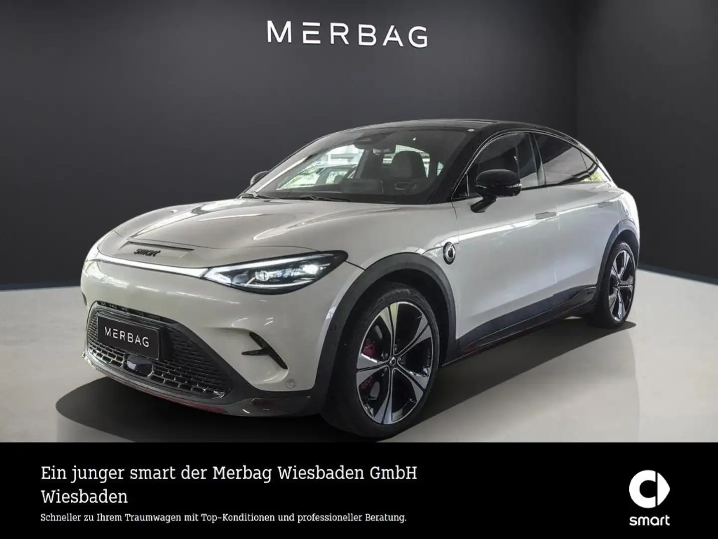 smart #3 BRABUS-LED-HUD-PANO-LEDER-MEMORY-SOUND-KAM Weiß - 1