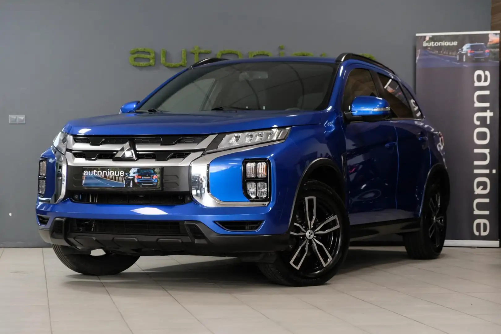 Mitsubishi ASX 2.0 *UNIEK 4X4 + Trekhaak* 106dkm Leder/Alcantara Blauw - 1