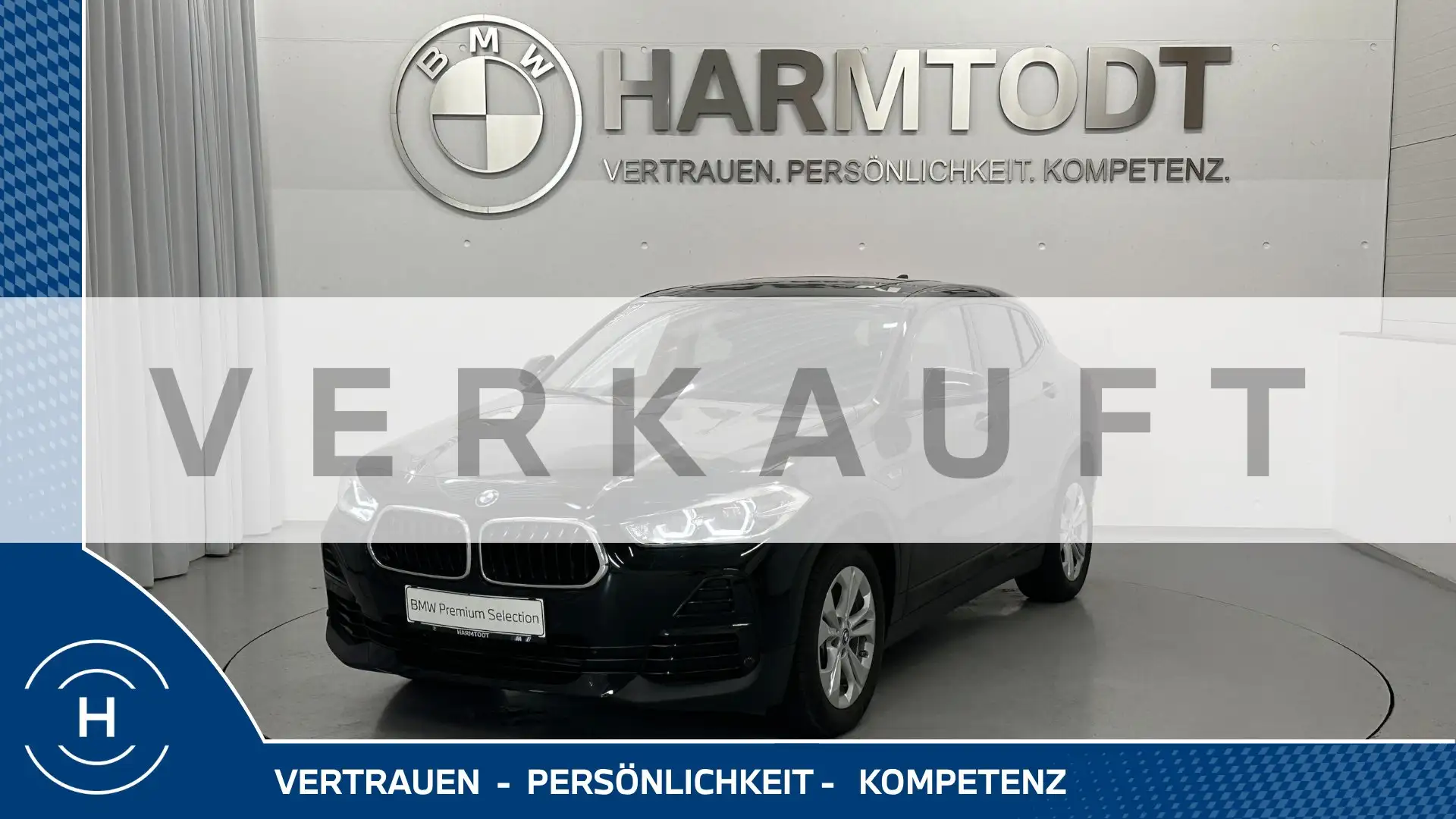 BMW X2 xDrive25e *Modell Advantage / Panoramadach* Schwarz - 1