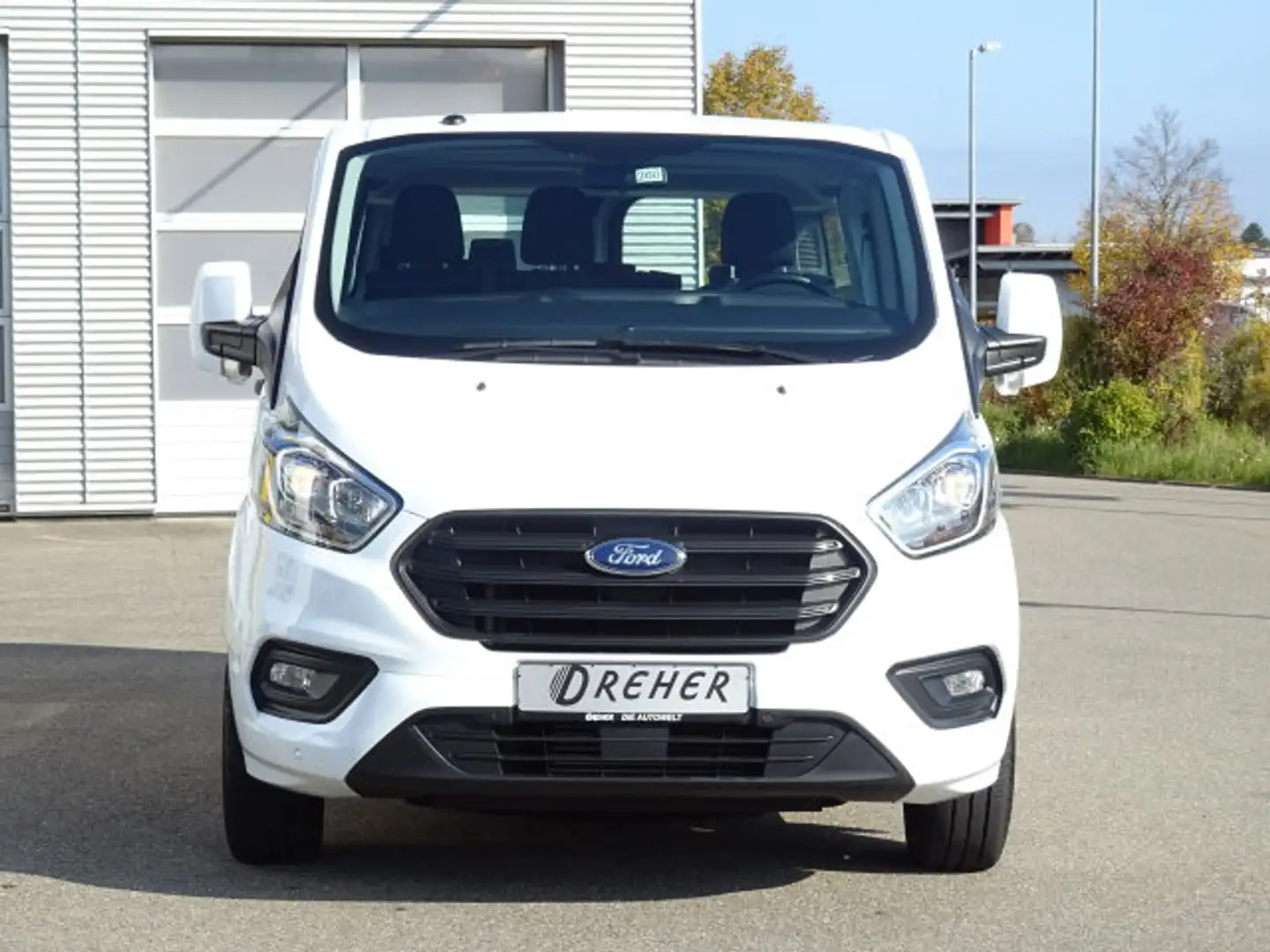 Ford Transit Transit Custom 2.0 TDCi 320 L2 Trend Kliama/PDC BC Blanc - 2
