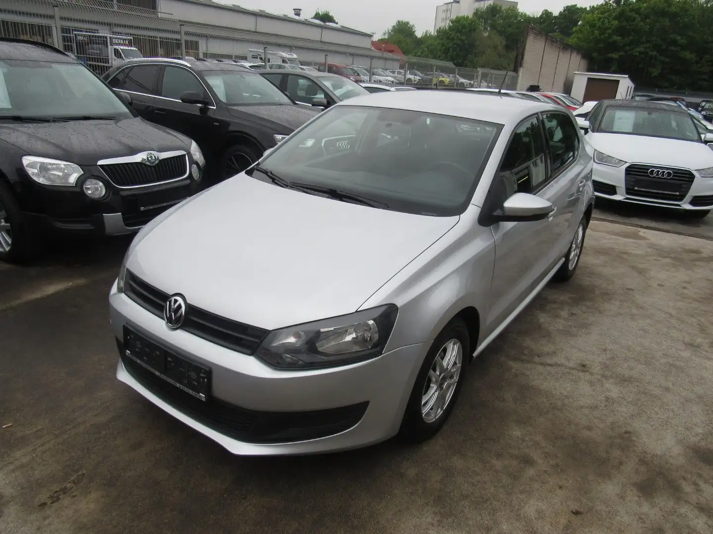 Volkswagen Polo V Trendline,KLIMA,ALU.E-FENSTER. Argent - 1