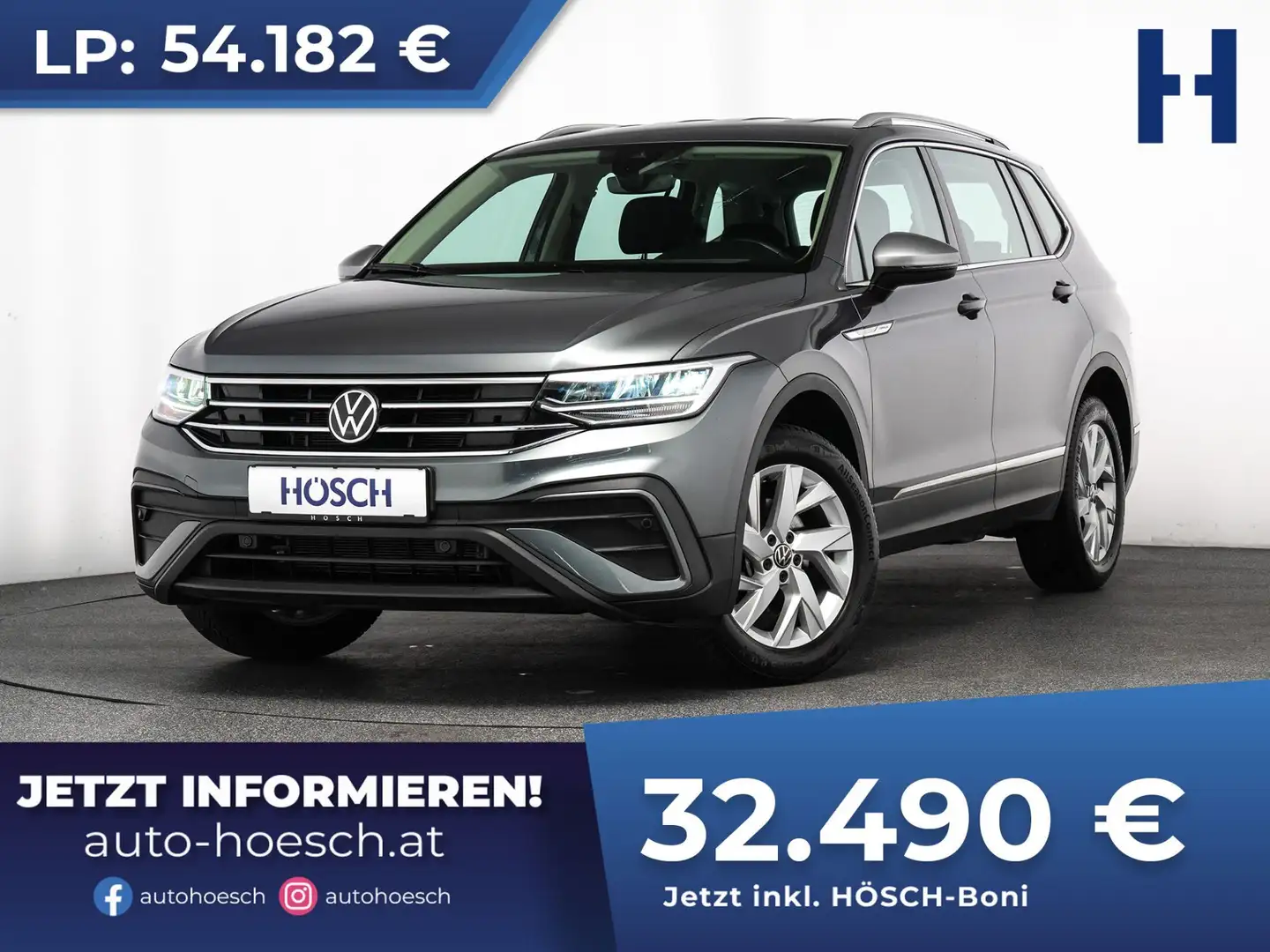 Volkswagen Tiguan Allspace Life TSI 7-SITZE WINTER AHK ASSISTENZ ++ Grau - 1