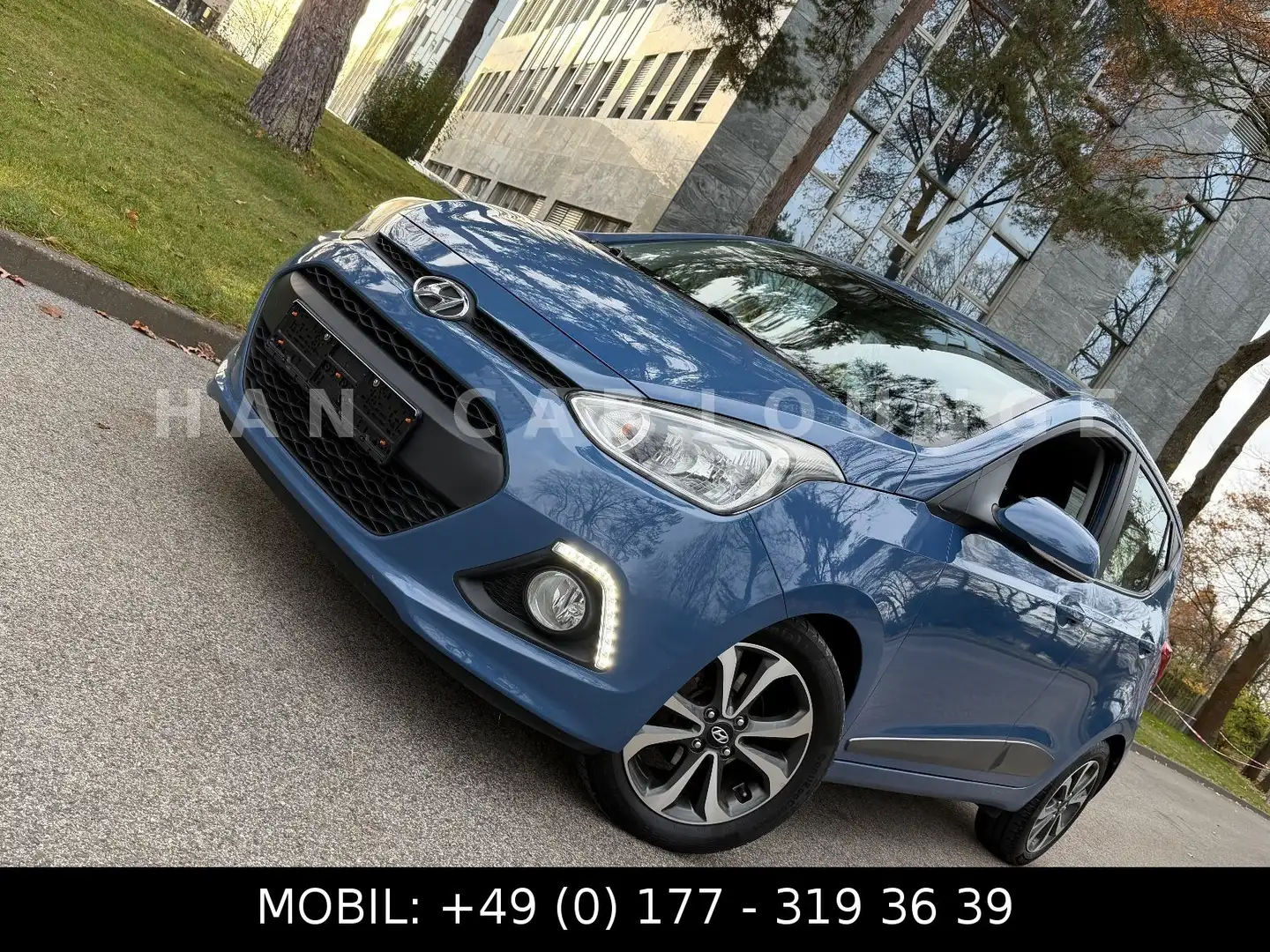 Hyundai i10 YES!*TEMPOMAT*LED*PDC*KLIMA*ISOFIX*ALUFELGE* Bleu - 1