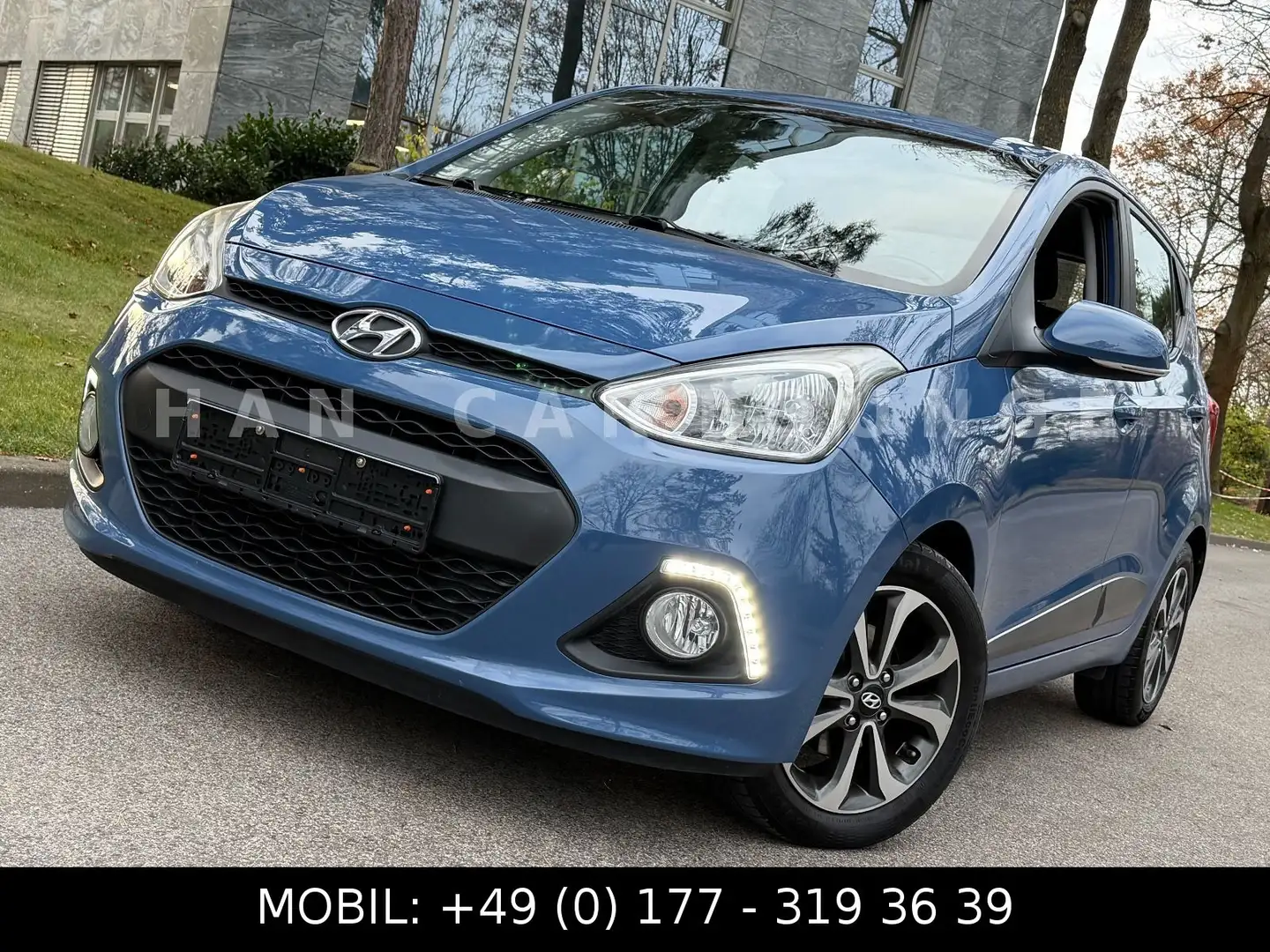 Hyundai i10 YES!*TEMPOMAT*LED*PDC*KLIMA*ISOFIX*ALUFELGE* Bleu - 2