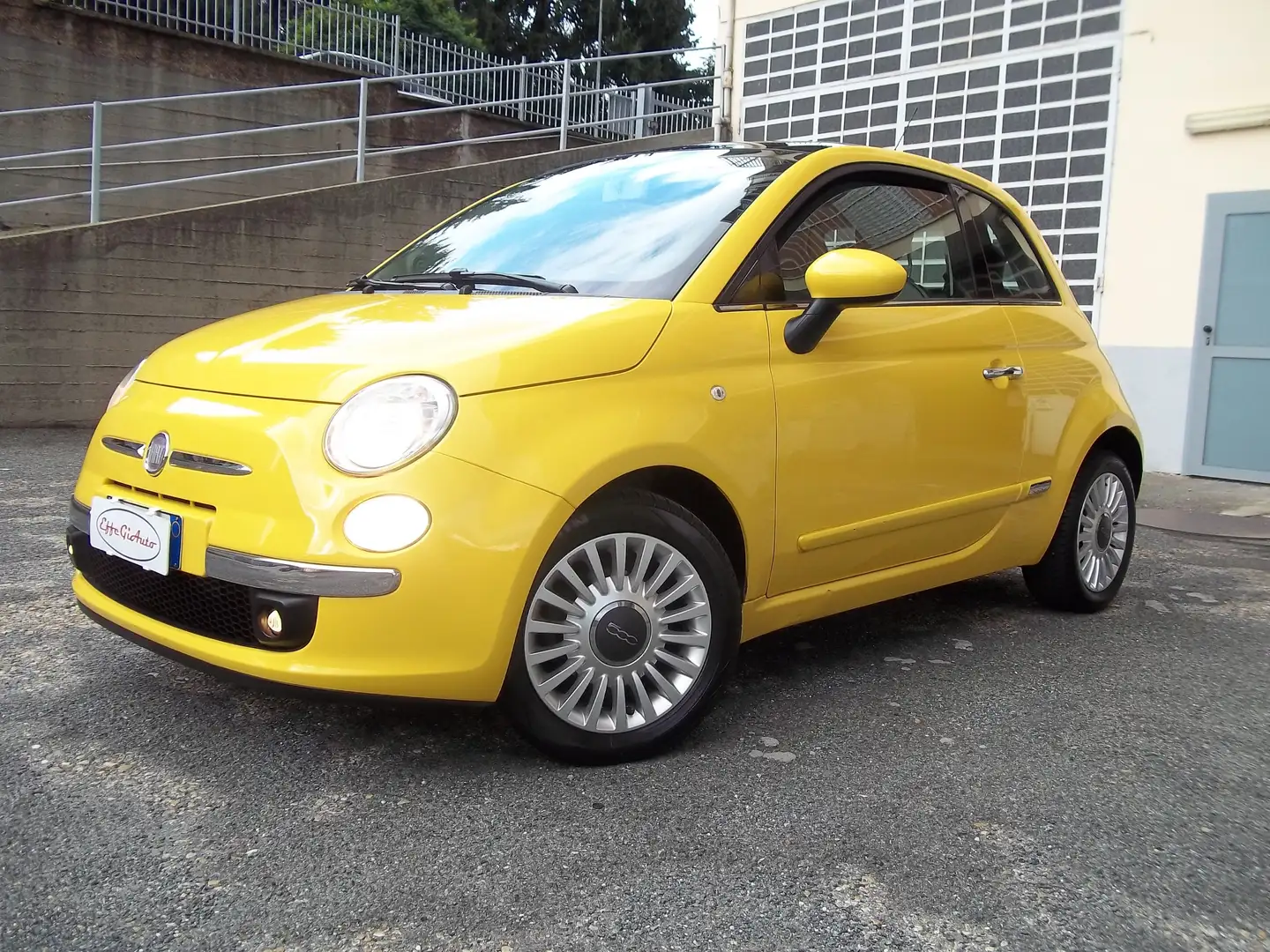 Fiat 500 Lounge 1.3 mjet  Uniproprietario 85.900 km!!!!! Giallo - 1