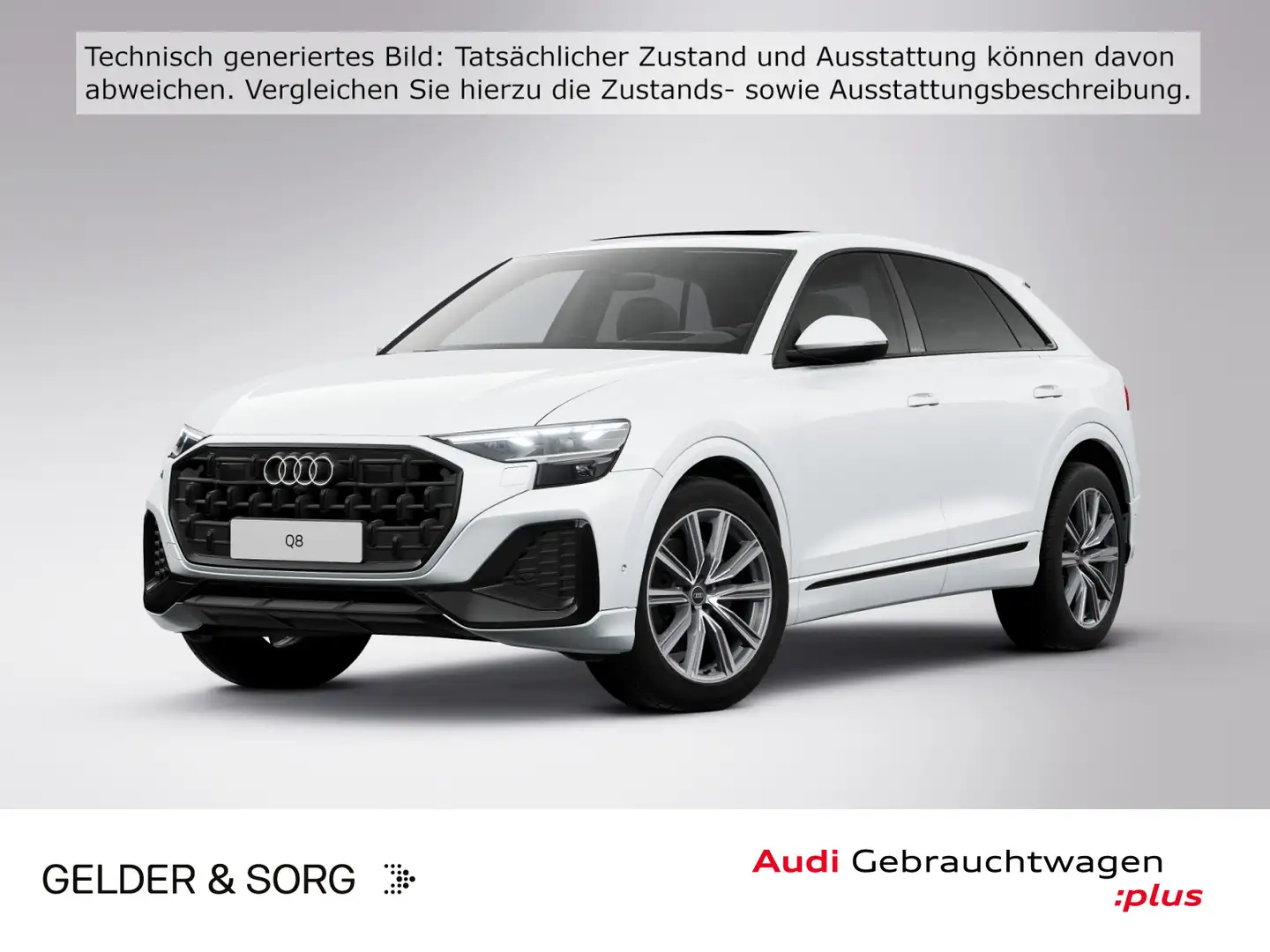 Audi Q8 50 TDI quattro Pano*air*HuD*Matrix* Weiß - 1