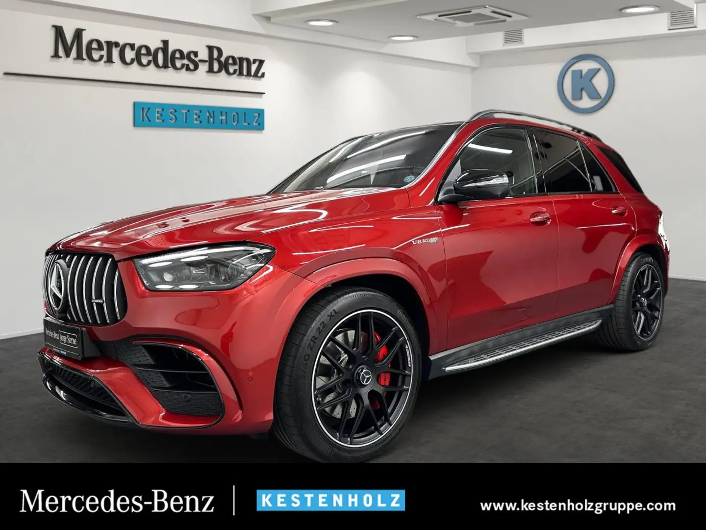 Mercedes-Benz GLE 63 AMG S 4M Driversp Perf-Abgas WideScreen HUD Czerwony - 1