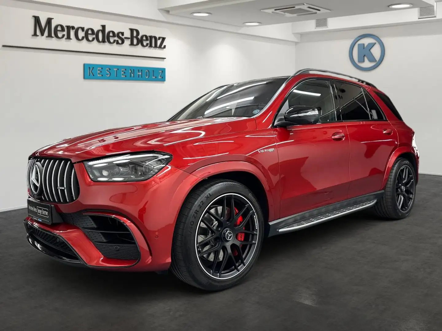 Mercedes-Benz GLE 63 AMG S 4M Driversp Perf-Abgas WideScreen HUD Czerwony - 2