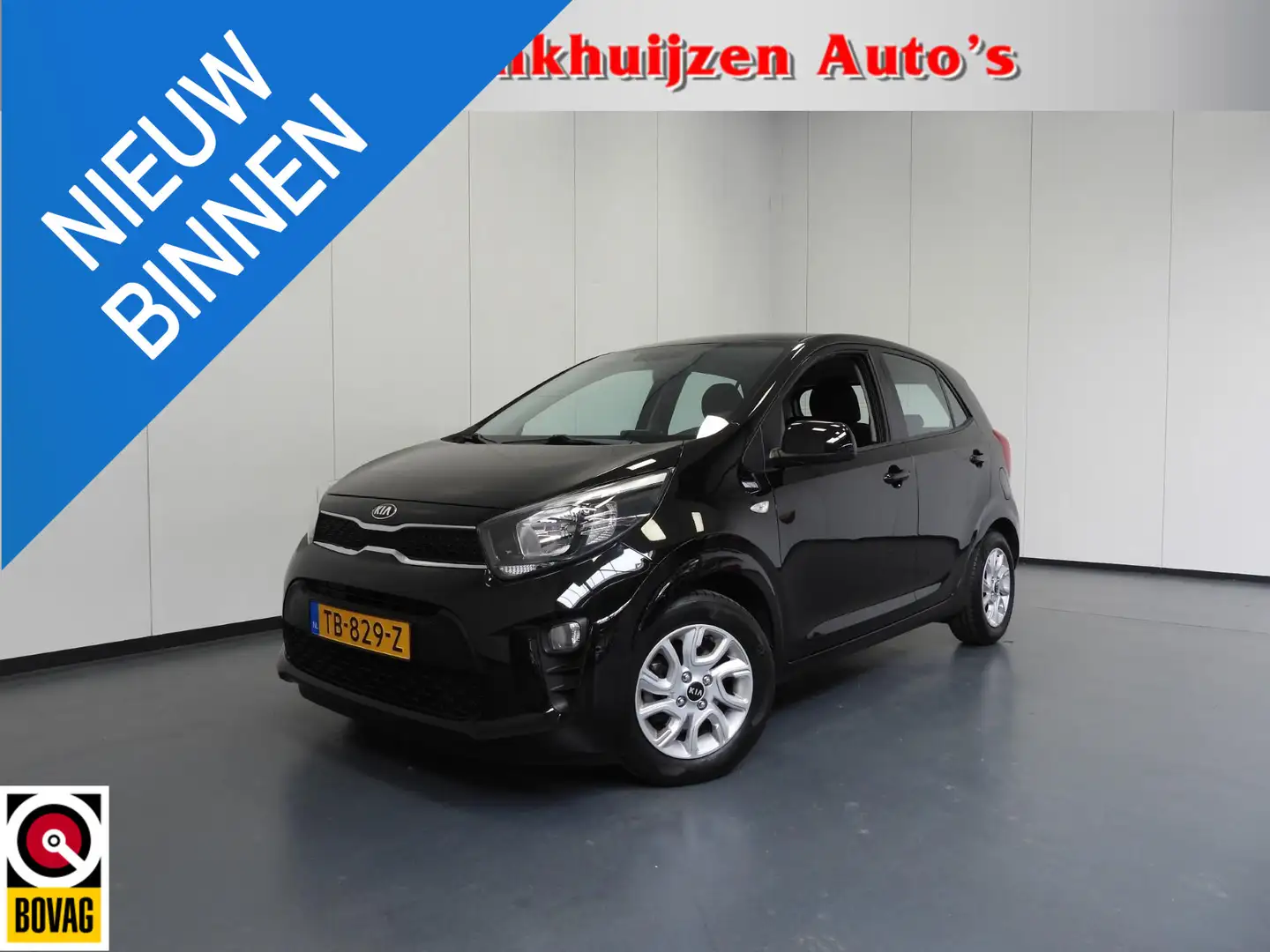 Kia Picanto 1.0 CVVT ComfortPlusLine Navigator NAVI/CAMERA/AIR Nero - 1