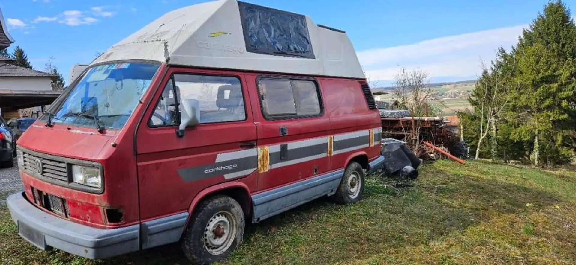 Volkswagen T3 carthago Červená - 1