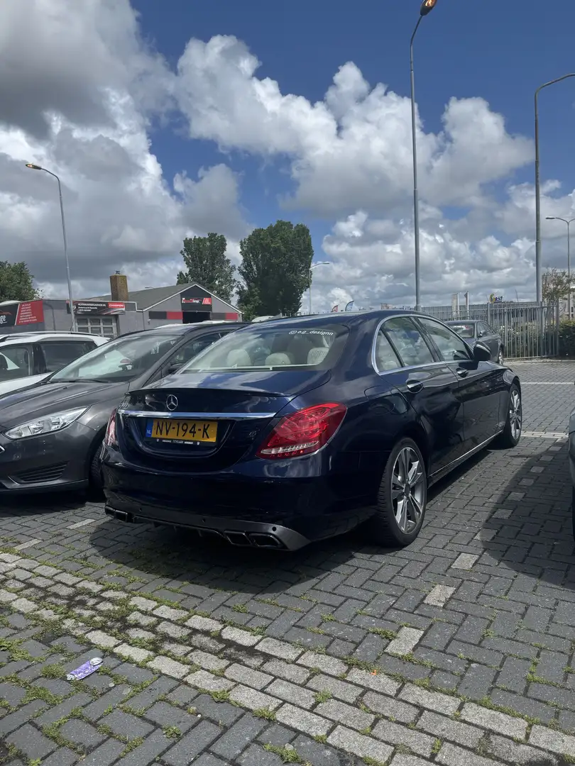 Mercedes-Benz C 300 Mercedes -Benz c63s amg uiterlijk en geluid Blau - 2