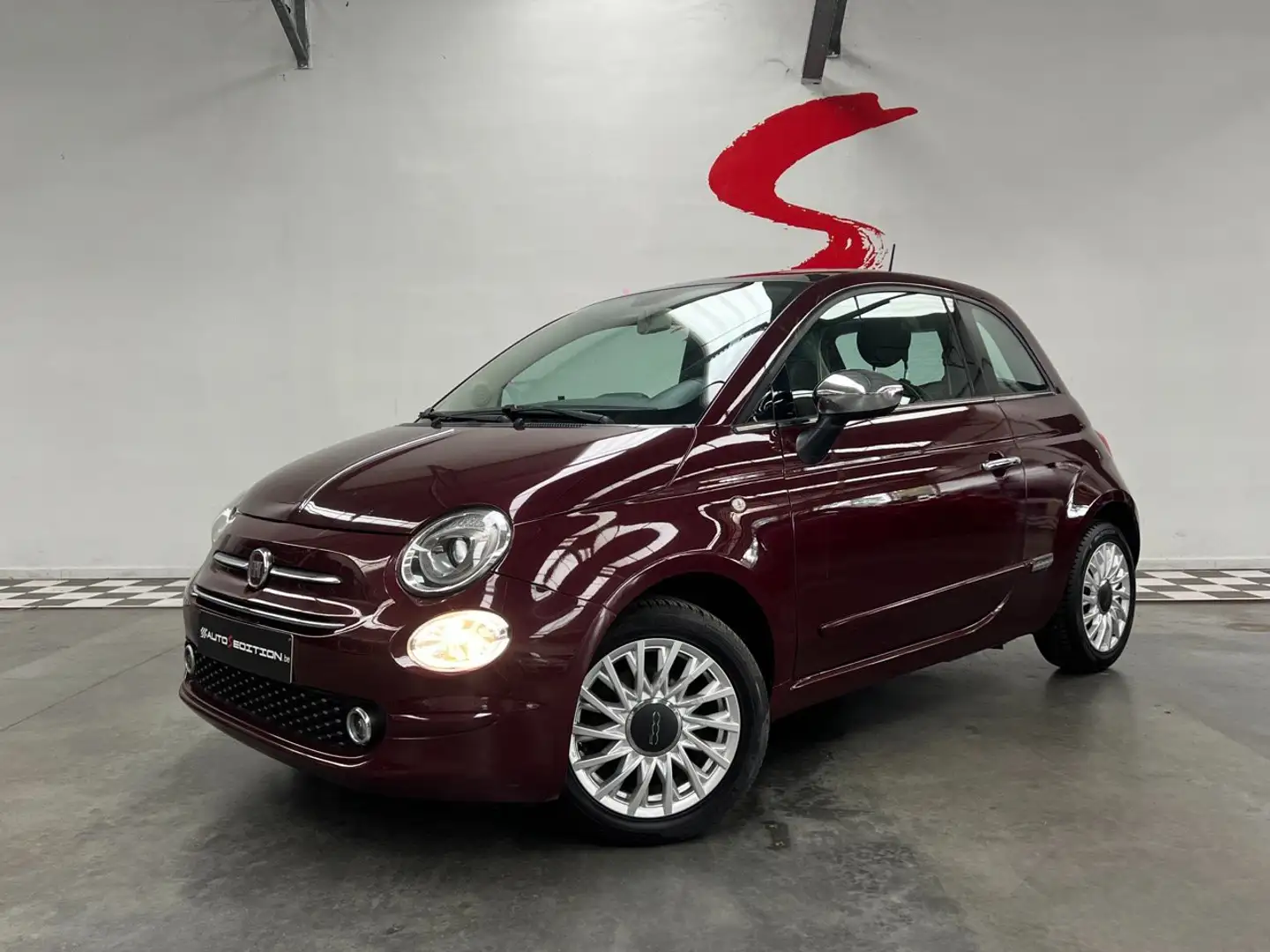 Fiat 500 1.2i Lounge Rood - 1