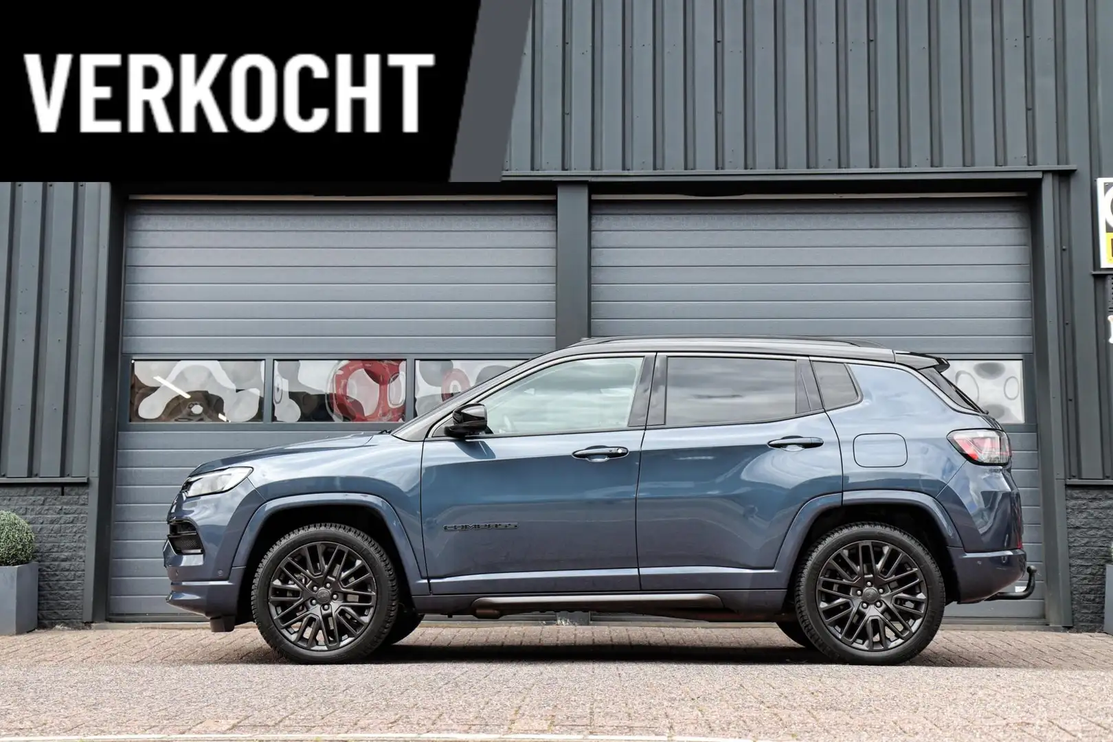 Jeep Compass 4xe 240 Plug-in Hybrid Electric S /ALPINE/PANODAK/ Bleu - 2