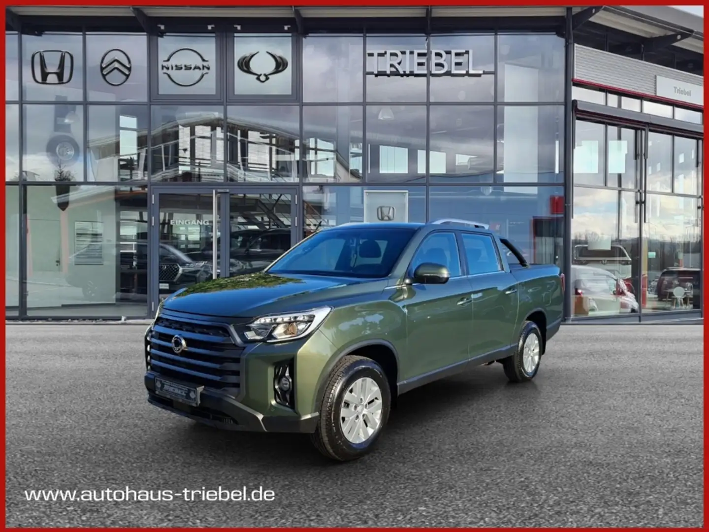 SsangYong Musso Grand Crystal 2.2 e-XDi 4WD °Navi°RFK°SHZ° Vert - 1