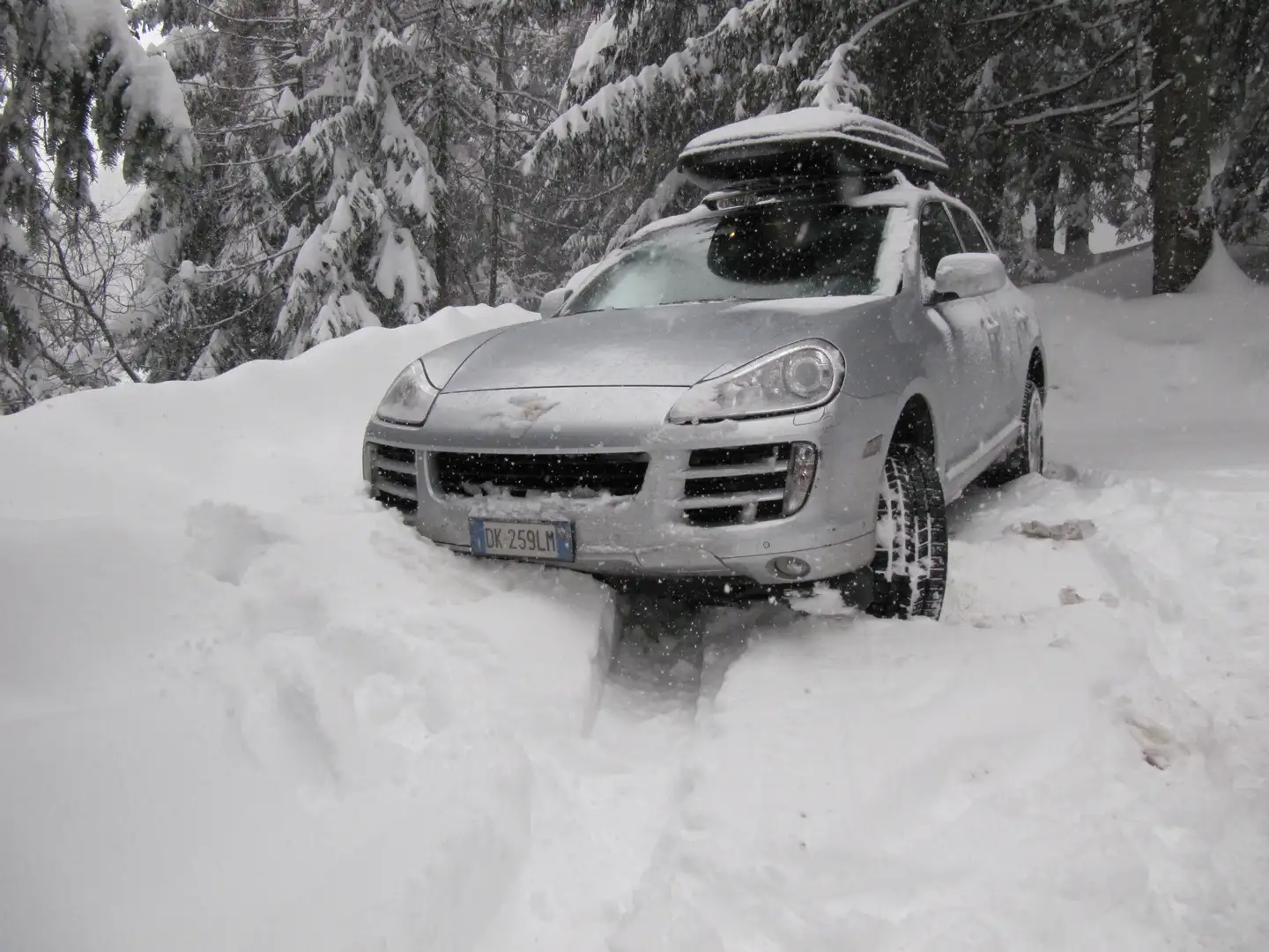 Porsche Cayenne s Zilver - 1