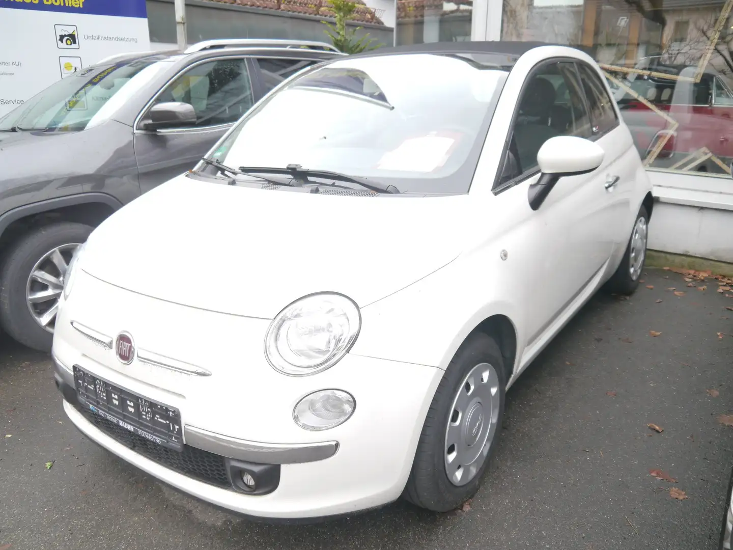 Fiat 500C 500 1.2 Lounge Weiß - 1