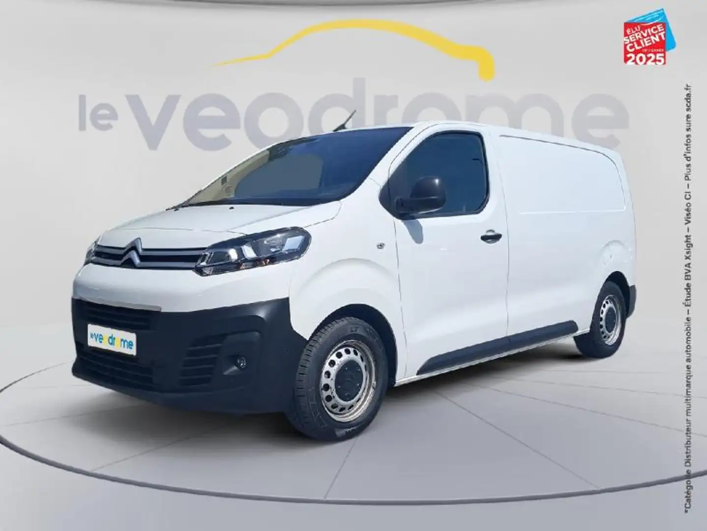 Citroen Jumpy M 2.0 BlueHDi 120ch S/S Driver EAT8 Camera GPS Att Blanc - 1