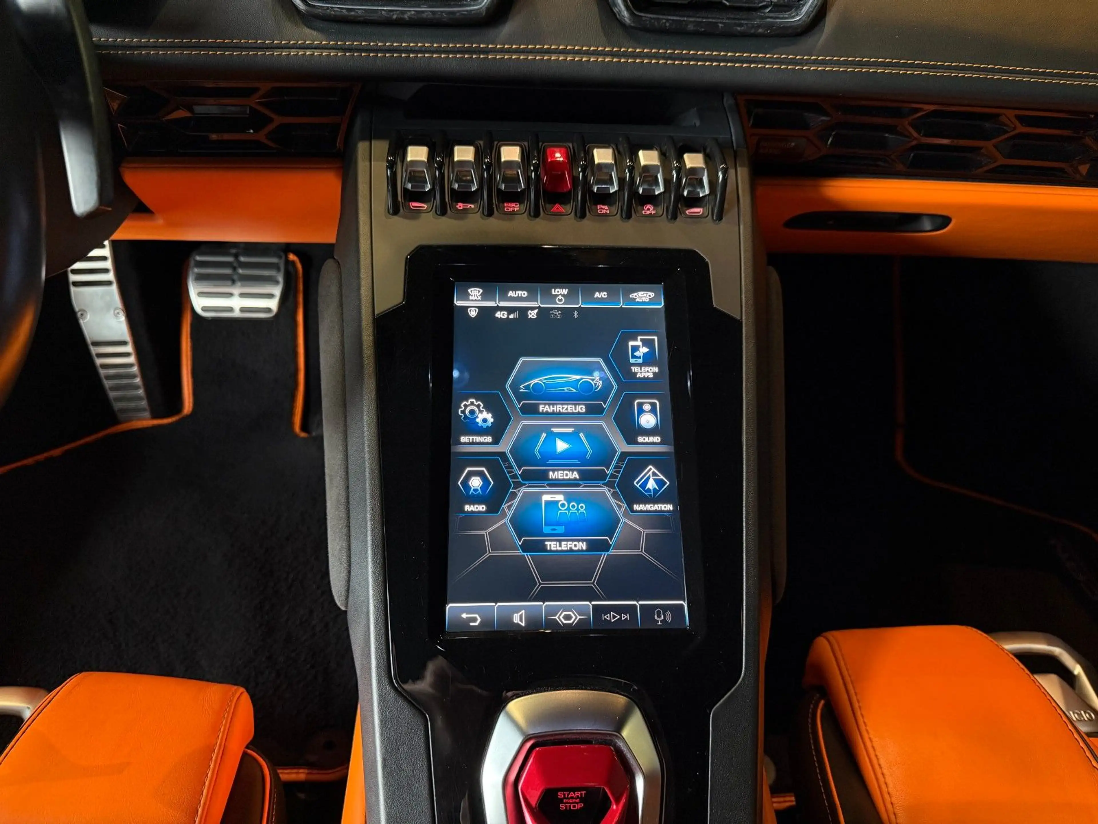 Lamborghini Huracán EVO*Lift*ARANCIO BOREALIS*Carbon*Sportsi — photo 21