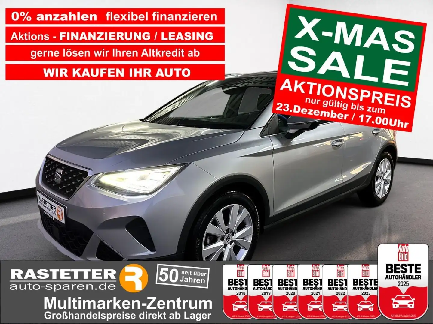 SEAT Arona TSI DSG Xperience Pro+Komfort+Navi+Winter+PDC+Klim Grau - 1