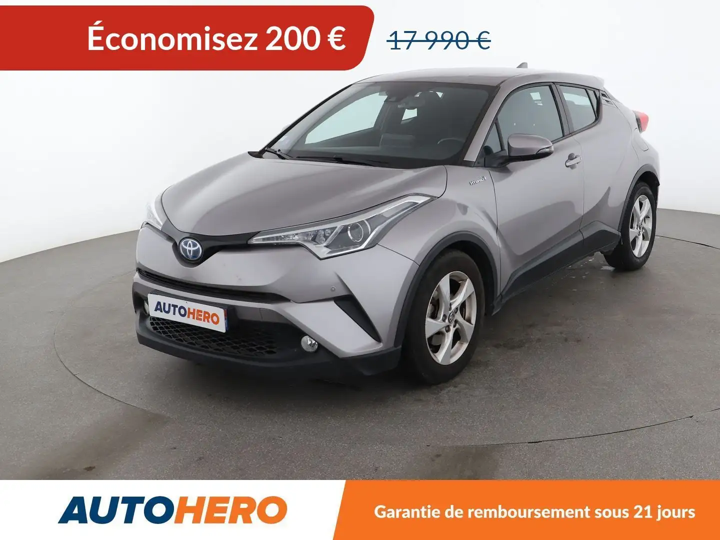 Toyota C-HR 1.8 Hybride Gris - 1