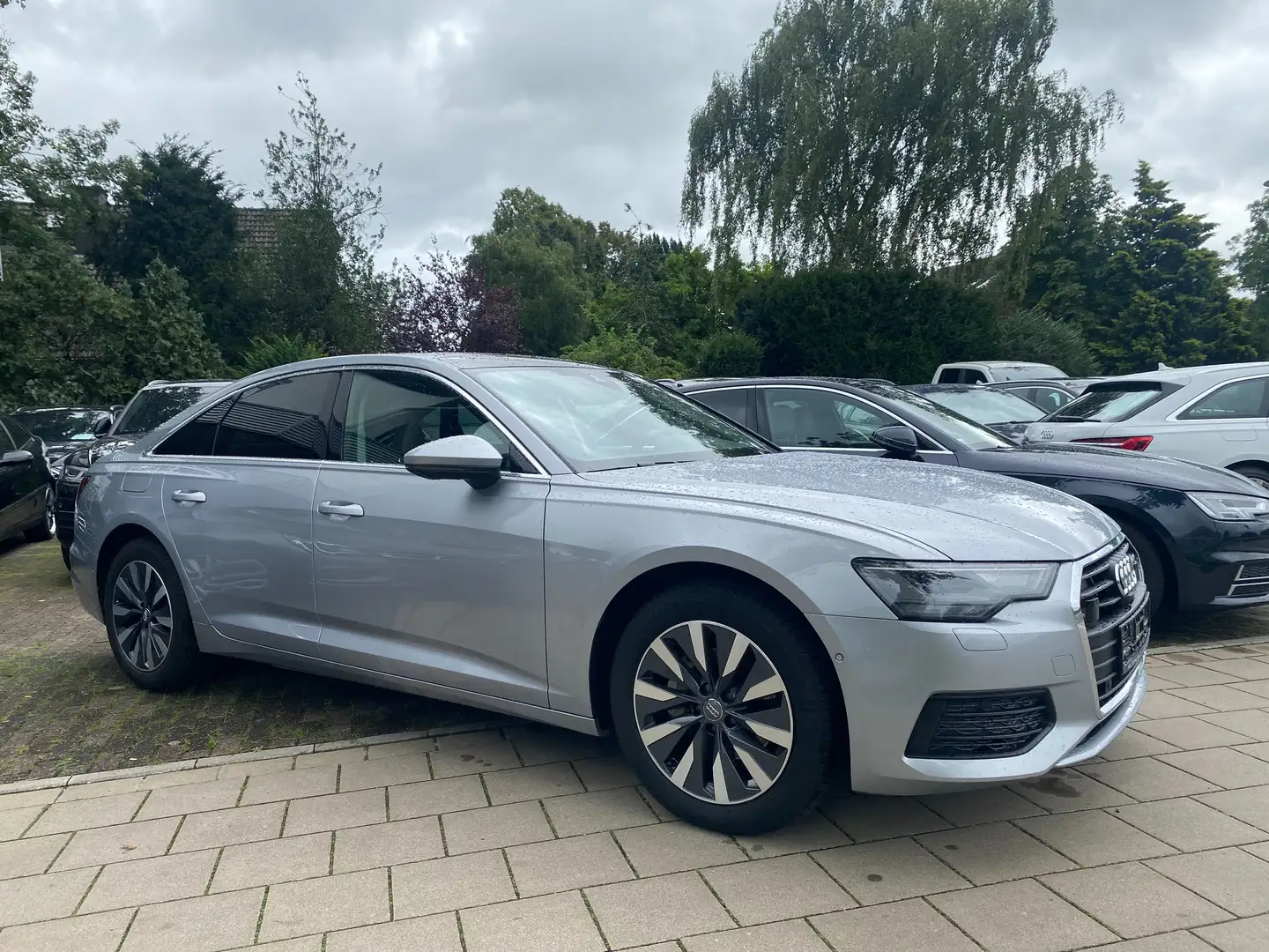 Audi A6 40 TDI Pano/Leder/Virtual/360°/AppleCarplay Grau - 2