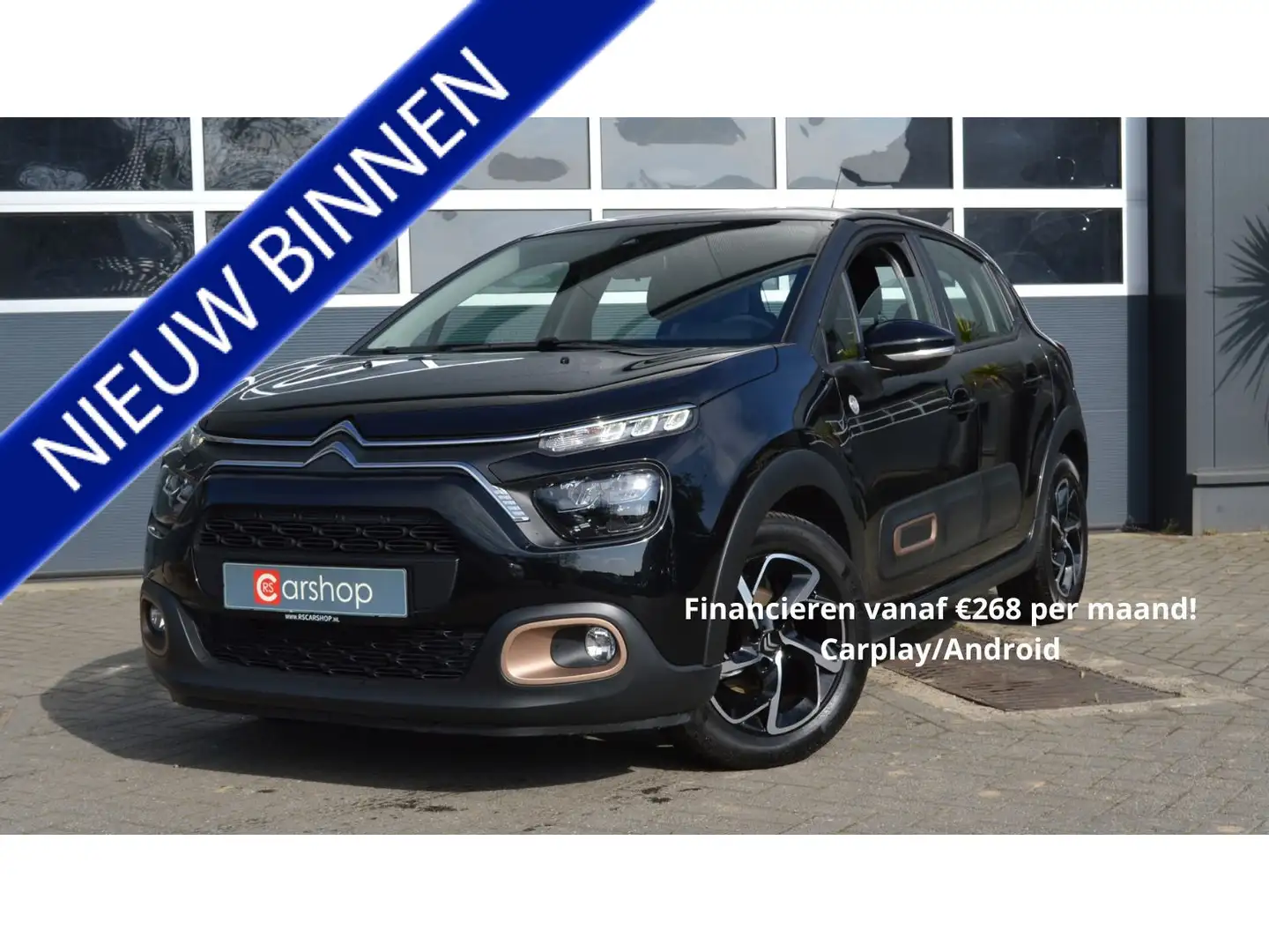 Citroen C3 1.2 PureTech C-Series | Carplay/PDC/Cruise control Negro - 1