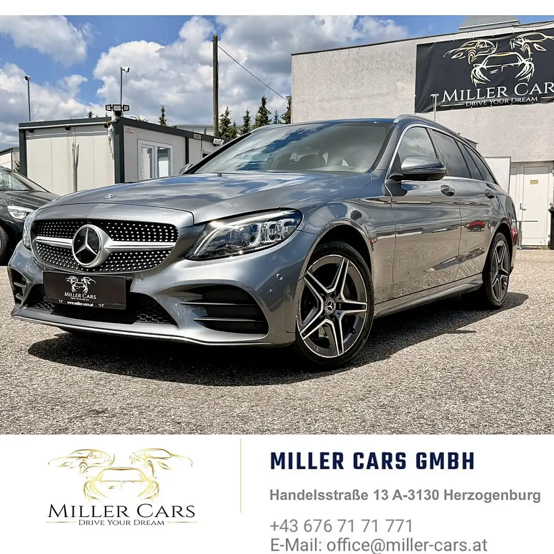 Mercedes-Benz C 400 T 4MATIC Aut AMG.*Erstbesitz*Servicegepflegt Grau - 1