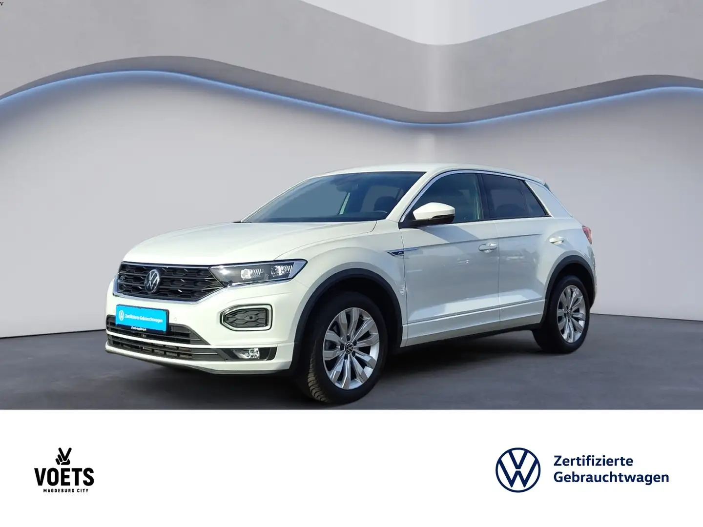 Volkswagen T-Roc 1,5 TSI R-Line NAVI+LED+ACC Blanc - 1