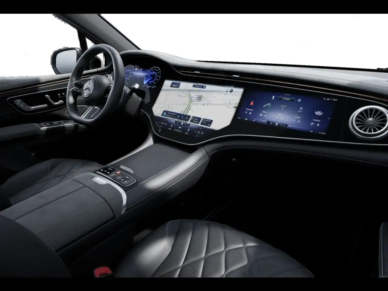 Mercedes-Benz EQS 580 4M AMG PANO AHK 360-KAM NIGHT MEMORY, миниатюра 13