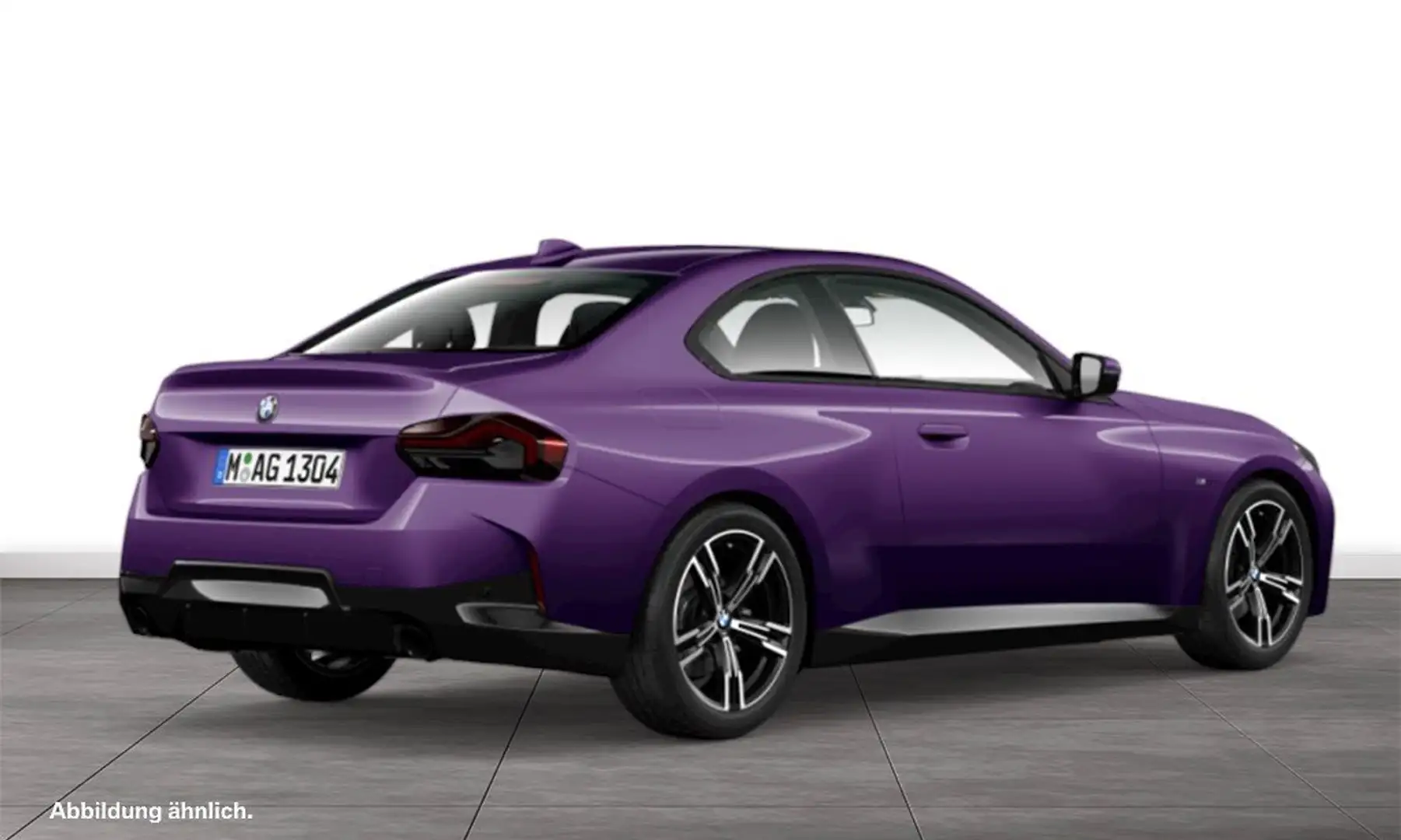 BMW 220 i Coupé+M SPORTPAKET+WIDESCREEN+SPORT AUTOMATIK Violett - 2