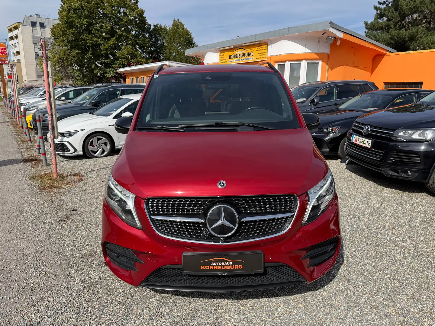 Mercedes-Benz 300 V d Exclusive 4MATIC lang *360° Kamera*NAVI*6. Sitzer*Leder* Rot - 2