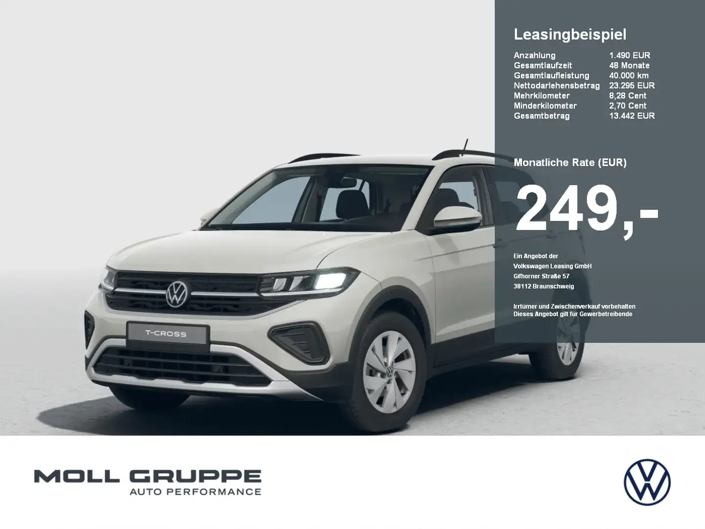 Volkswagen T-Cross Life 1.0 l TSI OPF  DSG 2xKLIMA ACC AHK Gris - 1