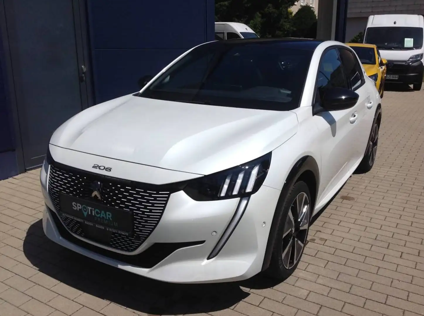 Peugeot 208 GT Elektromotor 136 - Panoramglasdach Weiß - 1