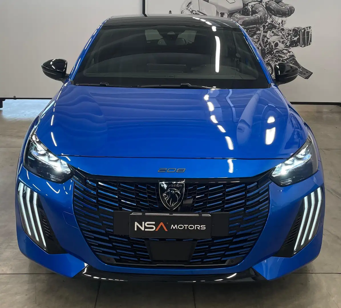 Peugeot 208 1.2 hybrid GT 110cv e-dcs 6 Bleu - 2