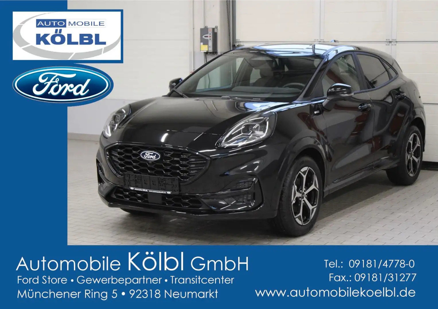 Ford Puma 1.0 Aut. ST-Line, 360°KAMERA/LED/iACC Noir - 1